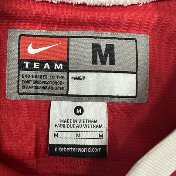 Team Canada 2011 World Juniors Alternate Nike Jersey M Red White - Picture 3 of 8